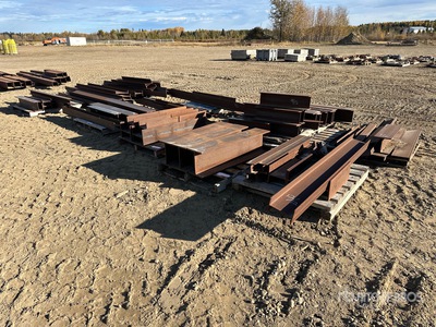 Quantity of (12) Pallets of Miscellaneous I-Beam Telaio in metallo