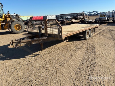 2010 Trail Pro 18 ft T/A Flatbed Trailer