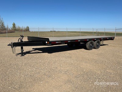2024 Double A Trailers HB 148-24 24 ft T/A Equipment Trailer