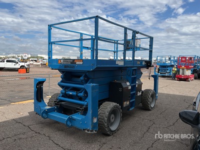 2016 Genie GS4390RT 4x4 Dual Fuel Scissor Lift