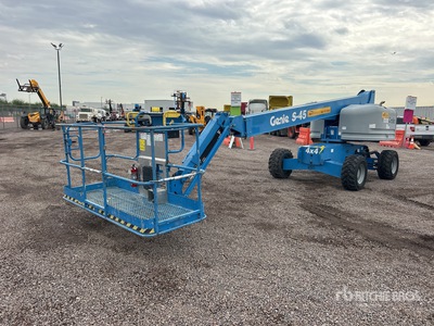 2017 Genie S45 4WD Diesel Telescopic Boom Lift