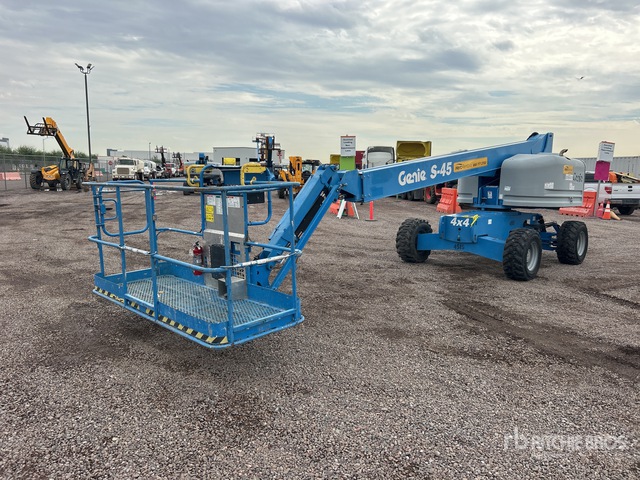 2017 Genie S45 4WD Diesel Telescopic Boom Lift | Ritchie Bros. Auctioneers