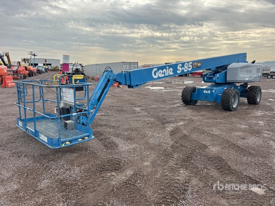 2011 Genie S85 4WD Diesel Telescopic Boom Lift