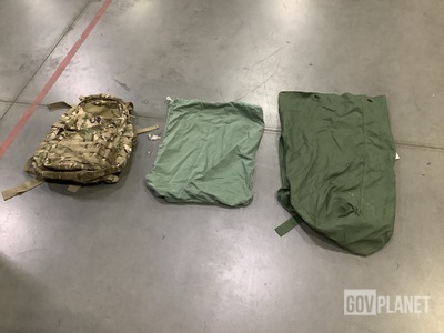 (30) Barracks Bags, (20) Duffel Bags, (8) Rucksacks & Assorted Items