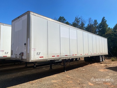 2014 Wabash DVCVHPC 53 ft x 102 in T/A Van Trailer