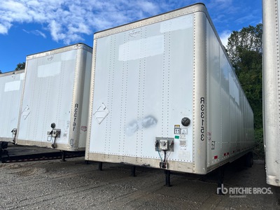 2013 Wabash DVCVHPC 53 ft x 102 in T/A Van Trailer