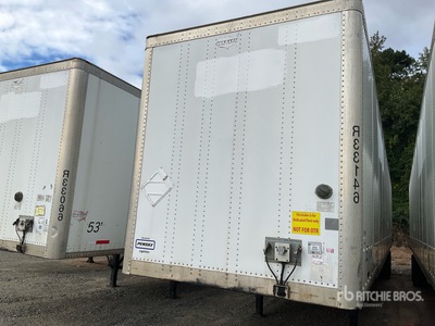 2013 Wabash DVCVHPC 53 ft x 102 in T/A Van Trailer