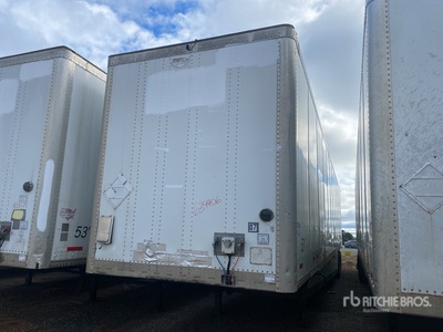 2015 Wabash DVCVHPC 53 ft x 102 in T/A Van Trailer