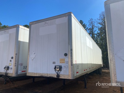 2013 Wabash DVCVHPC 53 ft x 102 in T/A Van Trailer