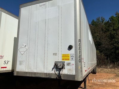 2013 Wabash DVCVHPC 53 ft x 102 in T/A Van Trailer