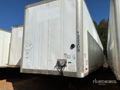 2013 Wabash DVCVHPC 53 ft x 102 in T/A Van Trailer