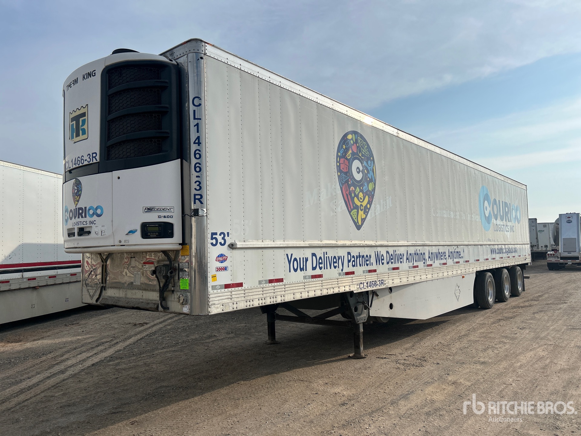 2017 Utility 3000R 53 ft x 102 in Tri/A Refrigerated Trailer