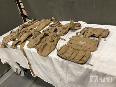 (43) Individual Equipment Belts, (59) Hydration Pouches & Assorted Items
