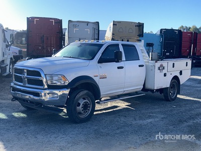 2014 Ram 4500HD 4x2 Crew Cab Utility Truck