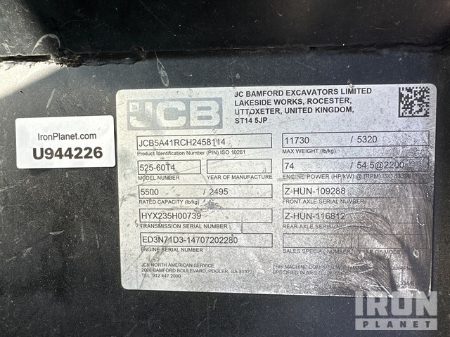 MANIPULADOR 2017 JCB