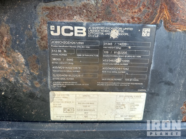 MANIPULADOR 2017 JCB