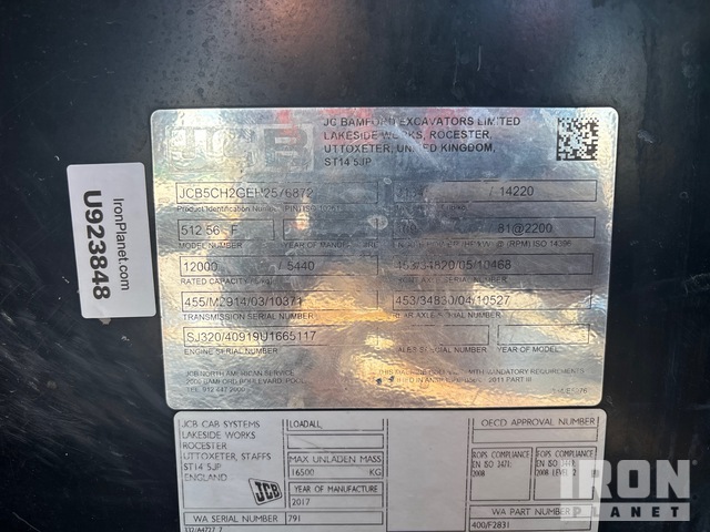 MANIPULADOR 2017 JCB