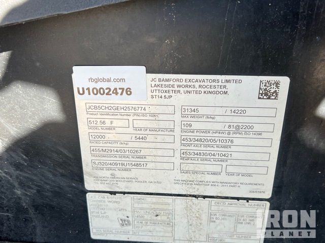 MANIPULADOR 2017 JCB