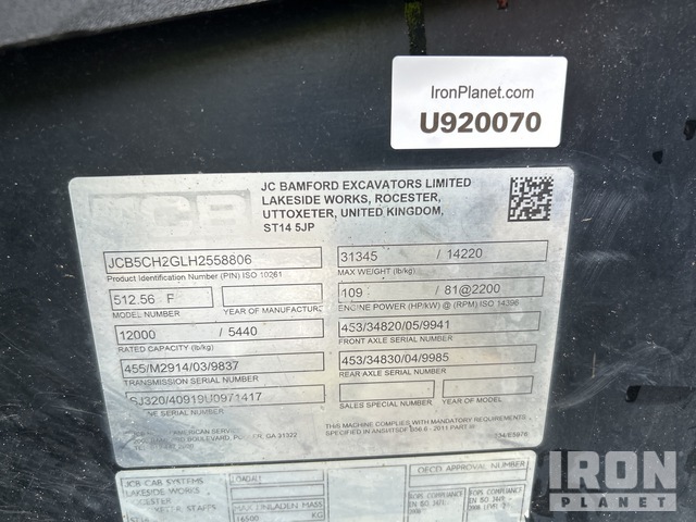 MANIPULADOR 2017 JCB