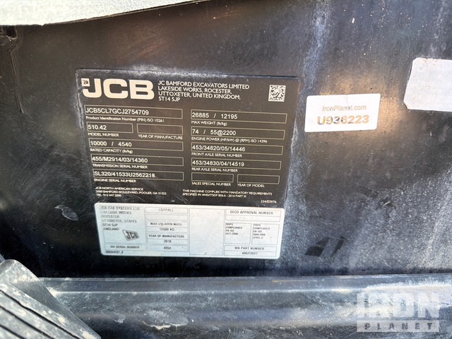 MANIPULADOR 2018 JCB