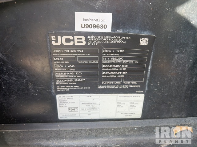 MANIPULADOR 2017 JCB