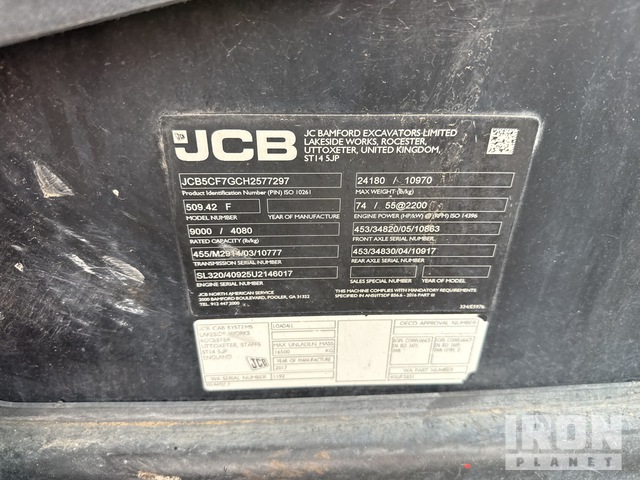 MANIPULADOR 2017 JCB