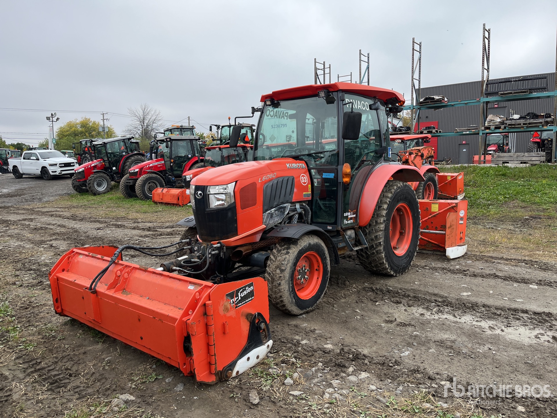 2018 Kubota L6060 4WD Tractor Agrícola