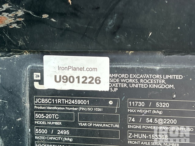 MANIPULADOR 2017 JCB