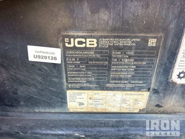 MANIPULADOR 2018 JCB