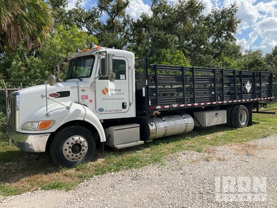 2016 Peterbilt 337 4x2 Flatbed Truck
