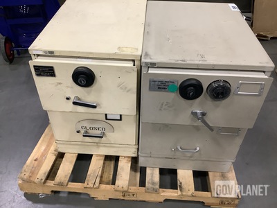 (1) Mosler Filing Cabinet Safe & (1) Art Metal Filing Cabinet Safe
