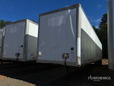 2014 Wabash DVCVHPC 53 ft x 102 in T/A Van Trailer