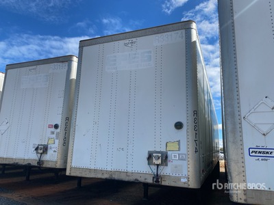 2013 Wabash DVCVHPC 53 ft x 102 in T/A Van Trailer
