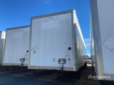 2013 Wabash DVCVHPC 53 ft x 102 in T/A Van Trailer