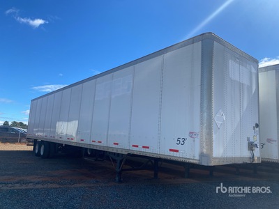 2013 Wabash DVCVHPC 53 ft x 102 in T/A Van Trailer