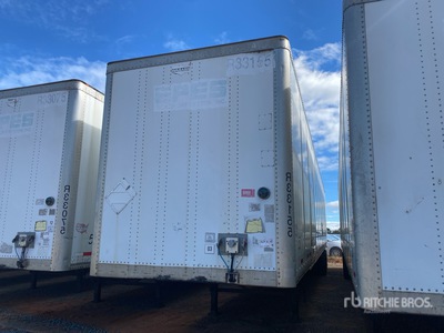2013 Wabash DVCVHPC 53 ft x 102 in T/A Van Trailer