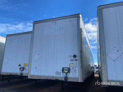2013 Wabash DVCVHPC 53 ft x 102 in T/A Van Trailer