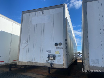 2013 Wabash DVCVHPC 53 ft x 102 in T/A Van Trailer