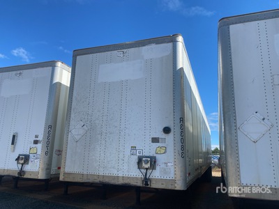 2013 Wabash DVCVHPC 53 ft x 102 in T/A Van Trailer