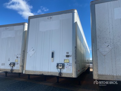 2013 Wabash DVCVHPC 53 ft x 102 in T/A Van Trailer
