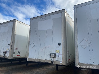 2013 Wabash DVCVHPC 53 ft x 102 in T/A Van Trailer