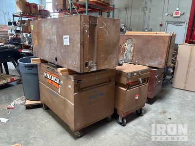 Quantity of (5) Knaack Job Site Boxes