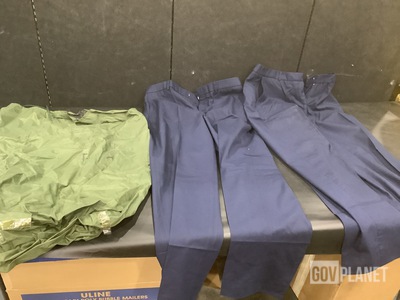 (13) Pairs of Women's Slacks, (51) Pairs of Men's Trousers & Assorted Items