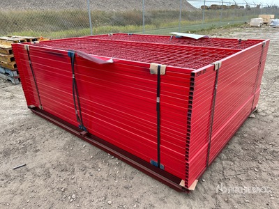 Quantity of (30) Canex 8 ft x 6 ft Powder Coated Site Fence