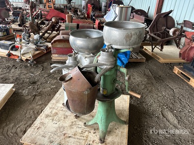 Quantity of (2) Massey-Harris Cream Separators Antiquités