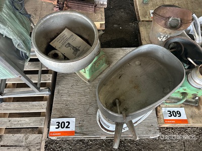 Quantity of (2) Massey-Harris Antique Cream Separators