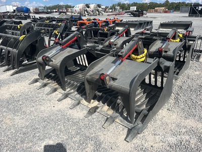 All-Star 80 in Heavy Duty Rock Skid Steer Grapple (Unused)