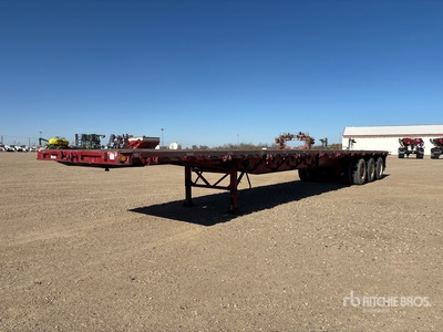 2002 Manac 53 ft Tri/A Flatbed Trailer