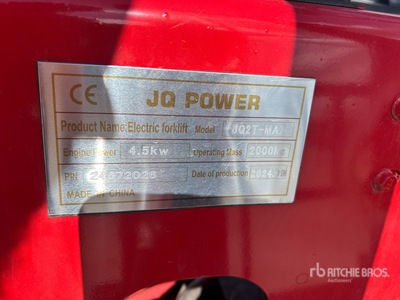 2024 JQ POWER JQ2T-MAX 4409 lb Electric Forklift