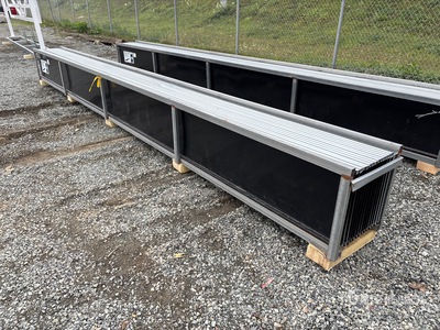 Quantity of (30) 20 ft x 17 ft 6 in Black Metal Roof Panels (Unused)